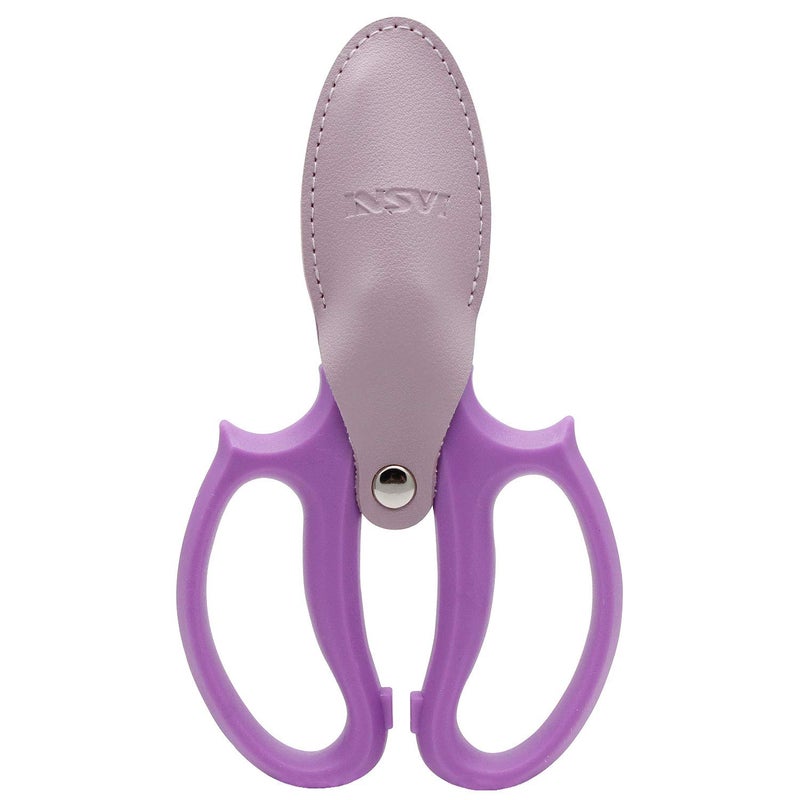 Jasni Garden Pruning Shears Scissors with Comfort Grip Handle, Premium Steel Professional Floral Scissors, Perfect for Arranging Flowers, Pruning, Trimming Plants, Gardening Tool (Purple) - Image 2